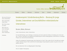 Tablet Screenshot of breakevenpoint.net